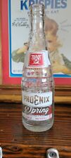1965 Phoenix Spring Bottle Acl Soda Bottle 7oz Shirley, Mass picture