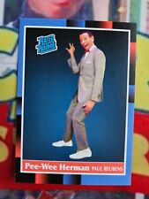 Pee-Wee Herman Paul Reubens custom ROOKIE Card 1988 style ACEO Big adventure  picture