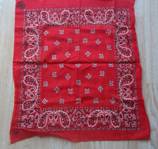 Vintage Marlboro Country Store Red Paisley Bandana picture