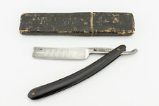 Antique Straight Razor 5/8 G Wostenholm & Son Lovely Blade Etch Barber's Notch picture