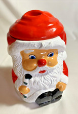 Vintage Christmas Ceramic Santa Cookie Jar picture