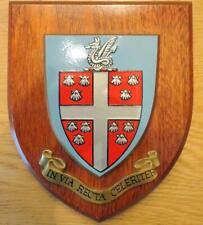 Old  Kingswood School Bath University College Academic Crest Shield Plaque z picture