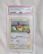 PSA 10 Eevee On The Ball 002/005 Pokémon Card UK Exclusive Promo Futsal. picture