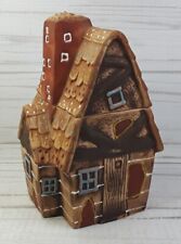Vtg Gingerbread House Hanzel and Gretel Cookie Jar Made in Japan MCM picture