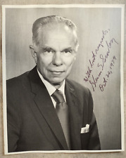 Glenn T Seaborg Signed Photo Dated Oct 26th, 1979 picture