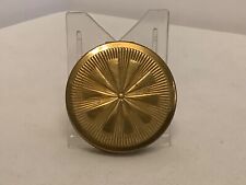 Vintage Compact Du Barry Bloom Rouge Mirror Hinge Round Gold Tone Richard Hudnut picture