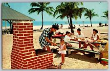 Florida - There is Fun in the Sun on Florida's  Fine Beaches - Vintage Postcards picture
