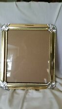 Loui Michel Lie Gold w rounded Silver inlay corners 11.5 x 9.5 