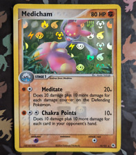 Medicham 10/101 Reverse Holo Rare EX Hidden Legends Pokemon Card NM picture