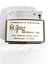 Vintage Cigarette Lighter Cal Grove Builders Inc. Nationwide  Brand Japan picture