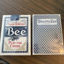 Lot of 2 Vintage Treasure Bay Casino Resort Bee Playing Cards  Unopened picture