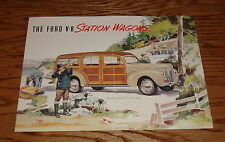 1940 Ford V-8 Station Wagon Sales Brochure 40 De Luxe V-8 picture