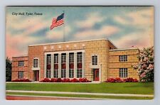 Tyler TX-Texas, City Hall, Antique, Vintage Postcard picture