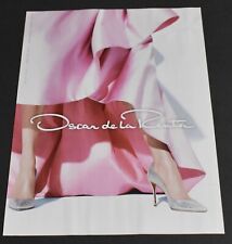 2014 Print Ad Sexy Heels Long Legs Fashion Lady Oscar de La Renta Pink Dress art picture