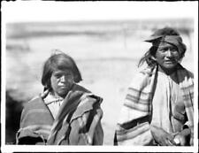 Close-up of a Zuni husband and wife 1898 California Old Photo picture