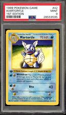 1999 Pokemon Base Set 1st Edition Wartortle 42 PSA 9 Mint picture