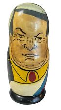 Vintage Hand Painted Russian Leaders Nesting Stacking Dolls, Set Of Five picture