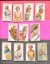 1912 JOHN PLAYER & SONS CIGARETTES SHIPS FIGUREHEADS SERIES 11 TOBACCO CARD LOT picture