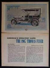 1907 Thomas Flyer vintage Graphic History Pictorial picture