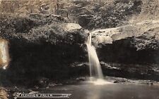J28/ Mansfield Ohio RPPC Postcard c1910 Flemings Falls Waterfall 277 picture
