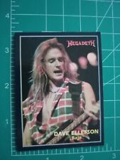 1994 Argentina Rock MUSIC CARD ULTRA FIGUS MEGADETH DAVID ELLEFSON  picture