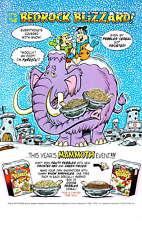 1998 FRUITY PEBBLES COCOA PEBBLES Post Cereal Food PRINT AD - THE FLINTSTONES picture