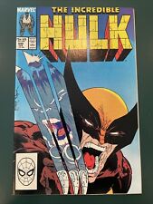 The Incredible Hulk #340 Todd McFarlane Classic Versus WOLVERINE Cover 9.4 picture