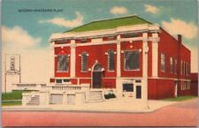 c1940s POPLAR BLUFF, Missouri Linen Postcard DAILY AMERICAN REPUBLIC NEWSPAPER picture