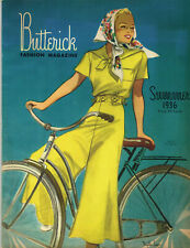 1930s Butterick Summer 1936 Fashion and Pattern Book Catalog E-Book on CD picture