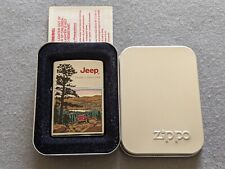 VINTAGE 1997 JEEP THERE’S ONLY ONE HIGH POLISH ZIPPO LIGHTER MIB RARE picture