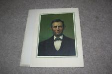 1933 Lincoln's Gettysburg Address & Portrait 70th Miller Selden Electric Co picture