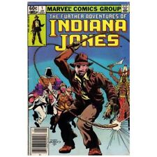 Further Adventures of Indiana Jones #1 Newsstand in VF minus. Marvel comics [s~ picture