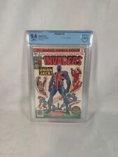 The Invaders 8 CBCS 9.4 White Pages 1st full App of Union Jack Newsstand 1976 picture