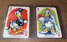 Rare 1939 Walt Disney Mickey’s Fun Fair Pepys Donna Donald Duck Cards “WEDDING” picture