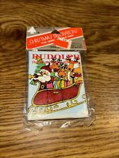 Bradford's Christmas Mini Book Ornament Taiwan Vintage NOS RUDOLPH #2 picture