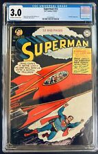 Superman #72 - D.C. Comics 1951 CGC 3.0 Prankster appearance Golden age picture