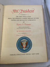 Harry Truman Mr. President First Pub Personal Diaries...by William Hillman 1952 picture