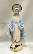 Lefton 1996 Hand Painted Virgin Mary Madonna Figurine Tread on Snake 8.5