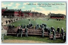 c1910 Franklin Avenue South Band Stand Field Soldiers Home Leavenworth Postcard picture