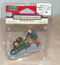 Lemax 2001 Village Collection Pleased To Be Of Service Figurine New Sealed picture