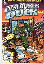 Destroyer Duck #1 Eclipse Key Comic 1st App of Groo Eclipse 1982 Lawsuit Edition picture