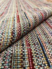 7.5 yds Designtex Jumper Confetti Pink Blue & Gray Upholstery Fabric Remnants A picture
