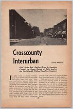 1951 Lake Erie Bowling Green & Napoleon Railway Article Streetcar History Ohio picture