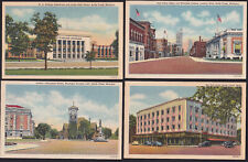 4-Michigan-MI-Battle Creek-Assorted Views-Vintage Linen Postcards Lot picture
