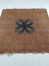 Antique 19TH Century Kashmir Style Paisley Romal Piano Shawl 169x161cms picture