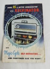 VTG Original Kelvinator Refrigerator Freezer Advertisement Store Brochure  1940s picture