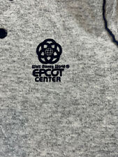 VTG 1980s' Walt Disney World Epcot Center Large Grey Button Up Sweater picture