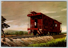 c1980s John Brown's Lookout Postcard Train Kansas City MO McGrew Continental picture