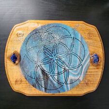 Orgone Crystal Grid Board Seed of Life Handmade NEW picture