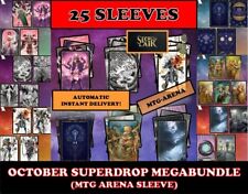 MTGA MTG ARENA CODE CARD OCTOBER SUPERDROP 2022 BIG FOIL 25 SLEEVES SECRET LAIR picture